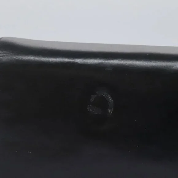 Christian Dior Shoulder Bag Calf leather Black Auth